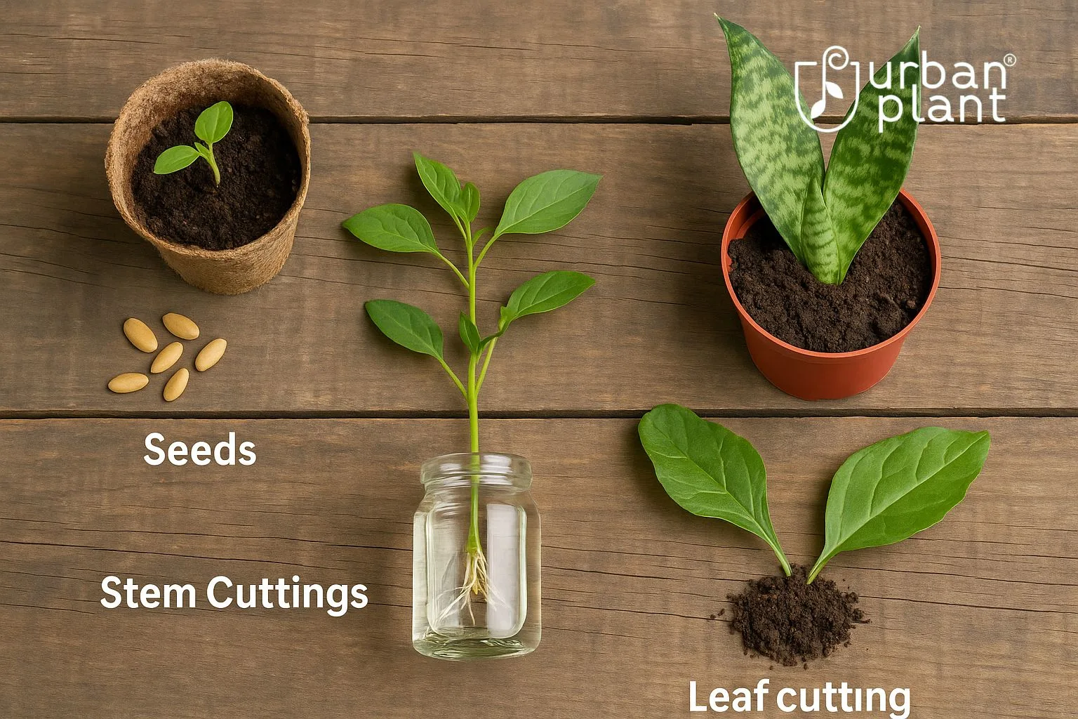 Plant propagation methods: seeds, stem cuttings, leaf cuttings – Urban Plant